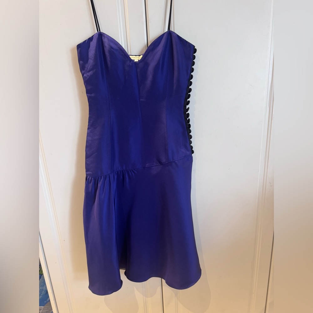 Silk Emporio Armani Purple Dress